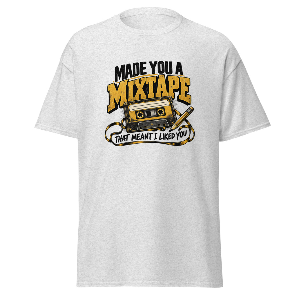 Mixtape cassette tee in Ash