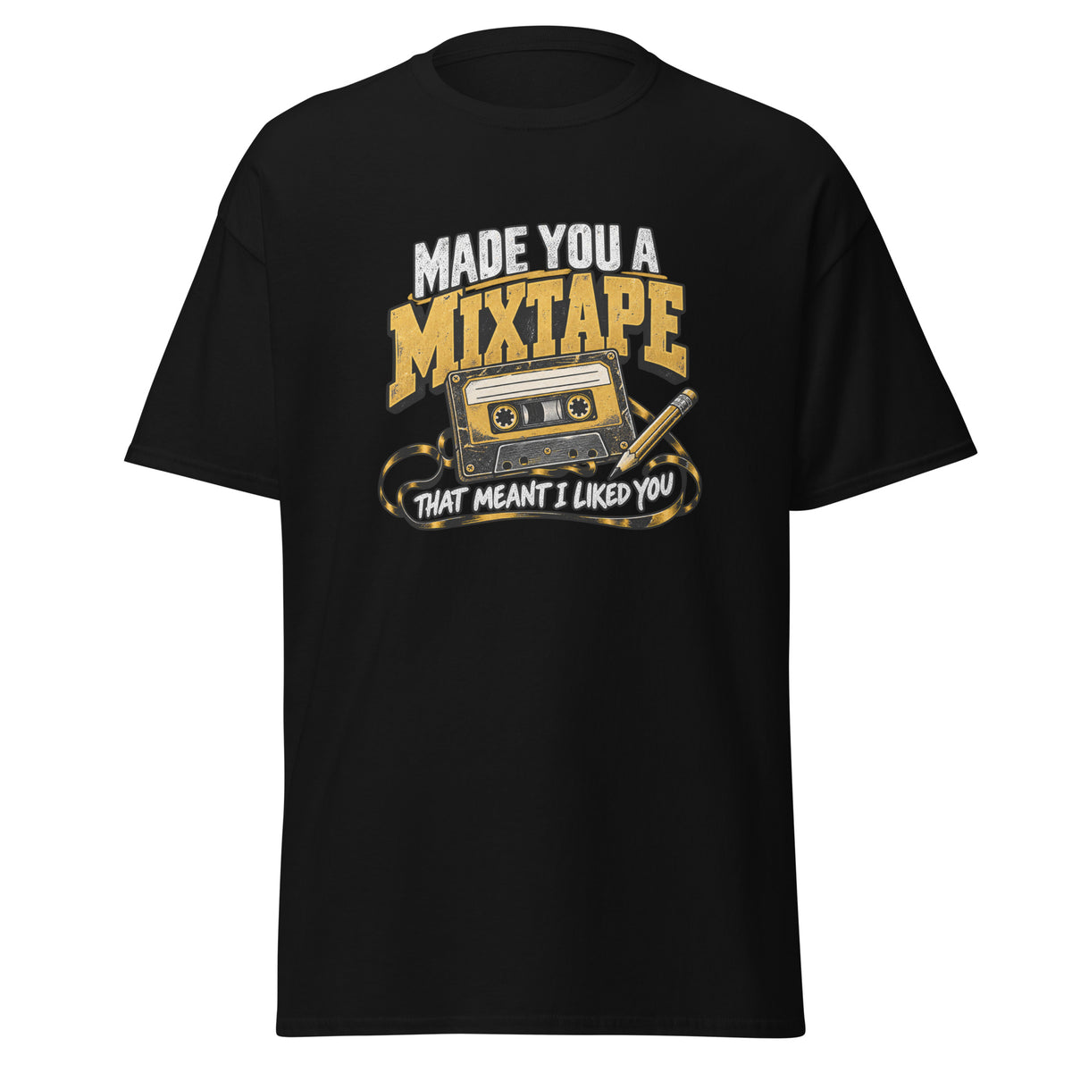 Mixtape cassette tee in Black