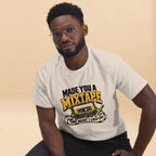 Mixtape cassette tee in Natural